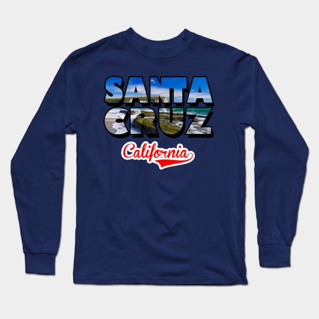 Santa Cruz Long Sleeve T-Shirt by ZombeeMunkee